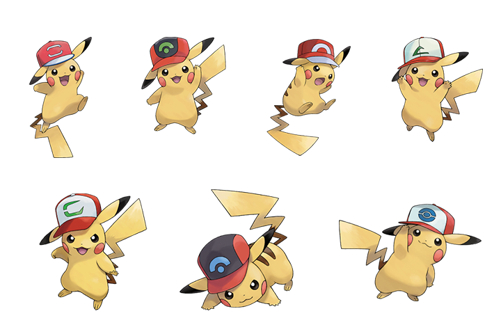 Pokemon Switch 7 × Gigantamax Pikachu (6IV, All Caps, No Customizable)